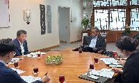 안병윤 군수 문화유산 협력 위해 '국립중앙박물관' 방문
