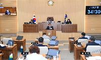 군의회 장삼규 부의장 안병윤 군수 대상 '군정 질의' 